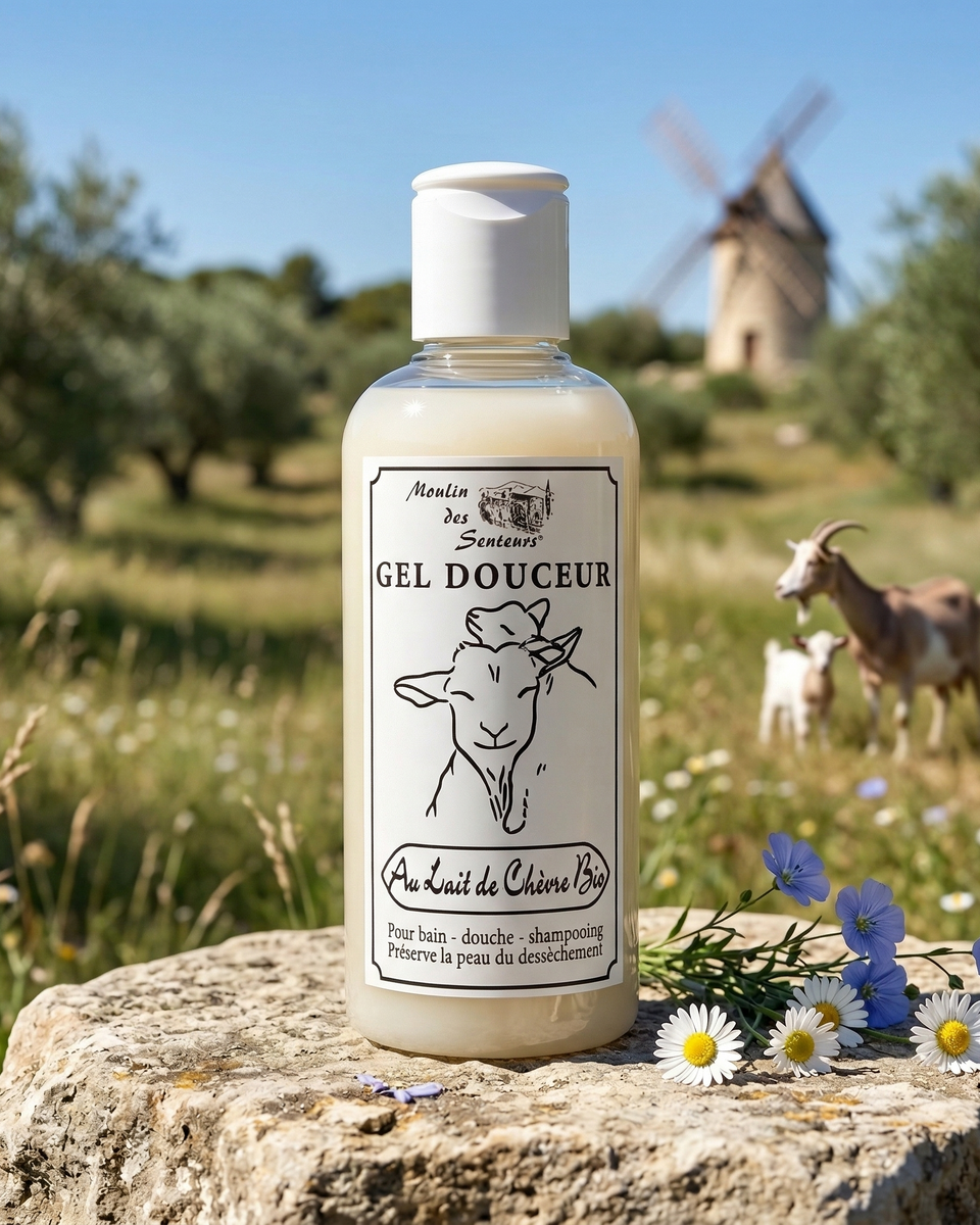 Gel douche au lait de chèvre bio