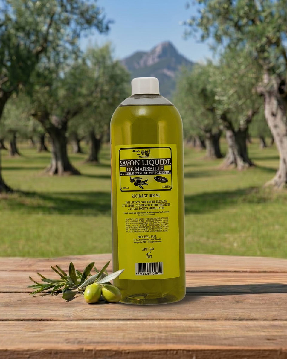 Savon Liquide de Marseille à l'Huile d'Olive 1L