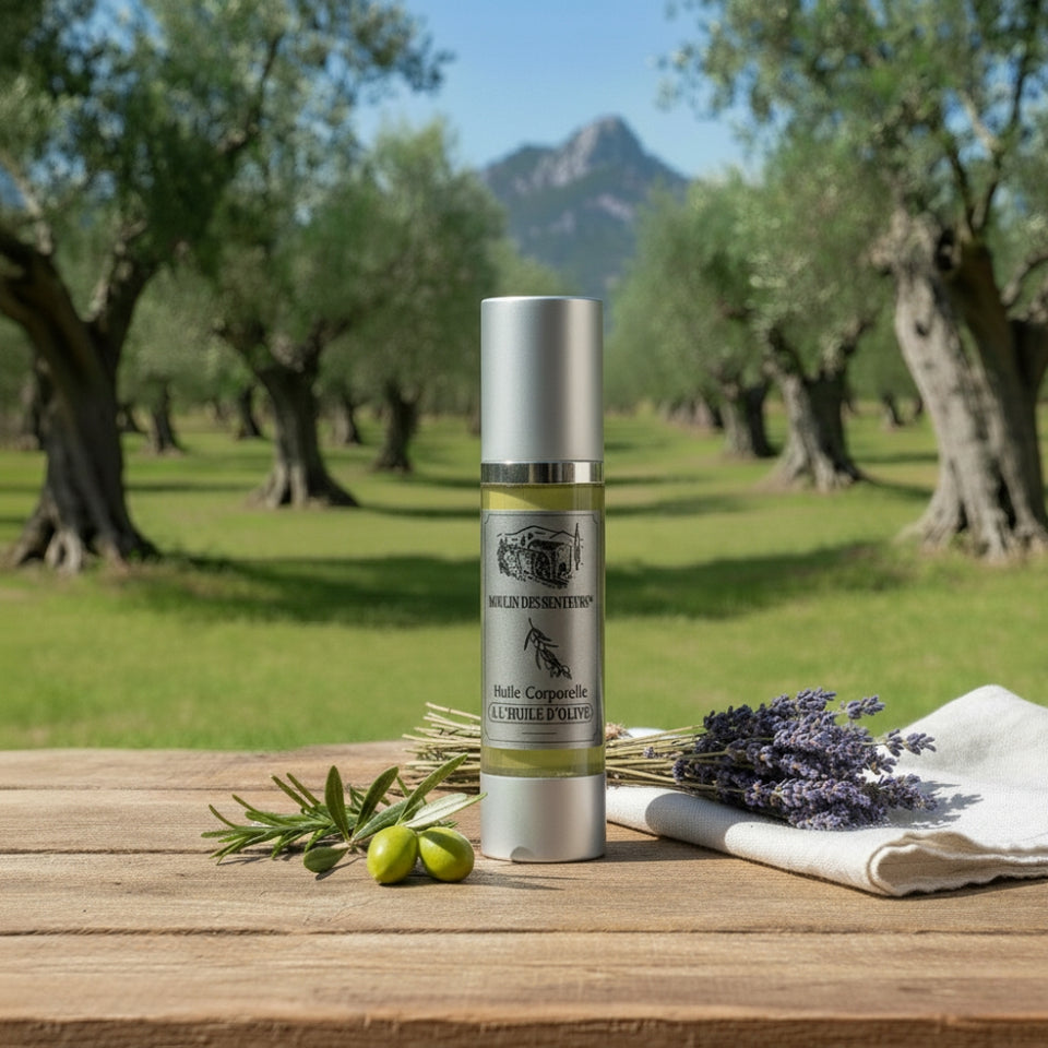 Huile de massage à l'Huile d'Olive & Aloe Vera 50ml