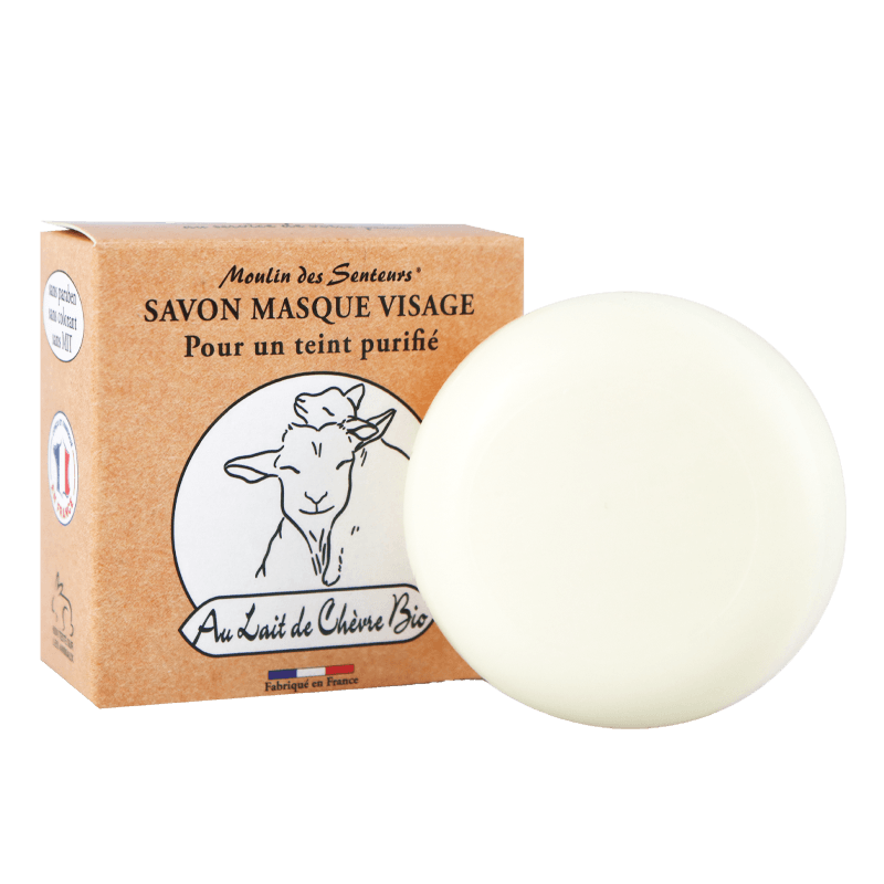 Savon masque au lait de chèvre bio 100g