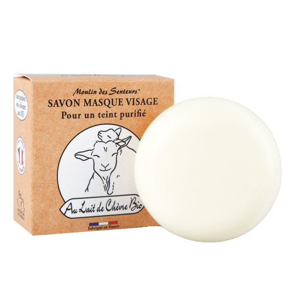 Savon masque au lait de chèvre bio 100g